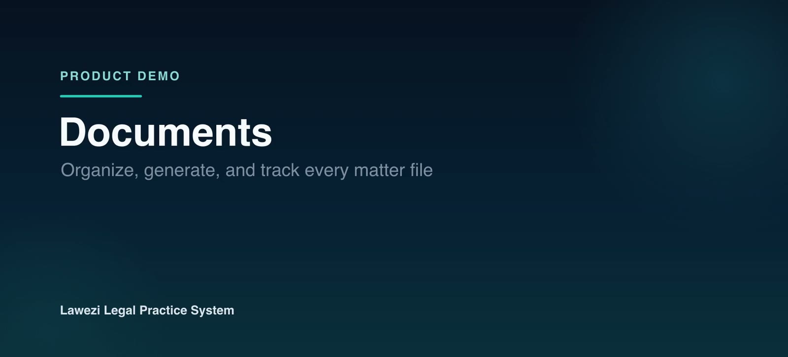 Every document, organized on the matter preview